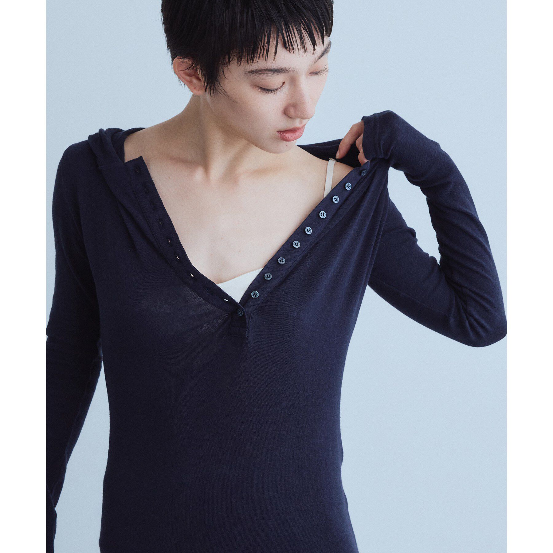 CODE A「UKI UKI＊CODE A｜satin bra」|キャミソール|