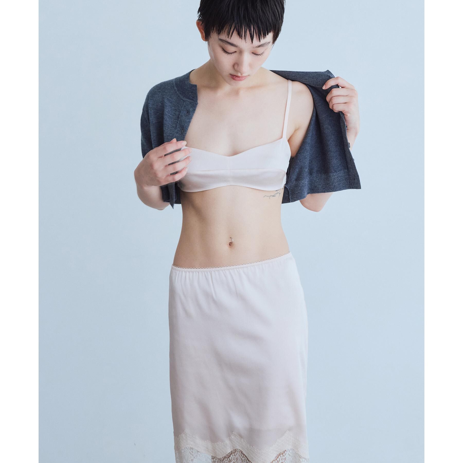 CODE A「UKI UKI＊CODE A｜satin bra」|キャミソール|