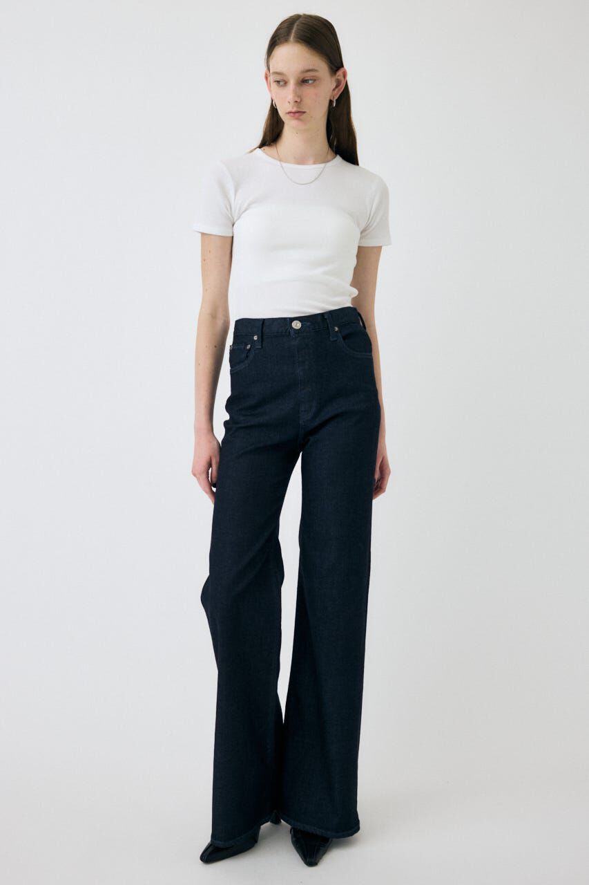 MOUSSY「ADVANCED LONG LEG フレア」|デニム|