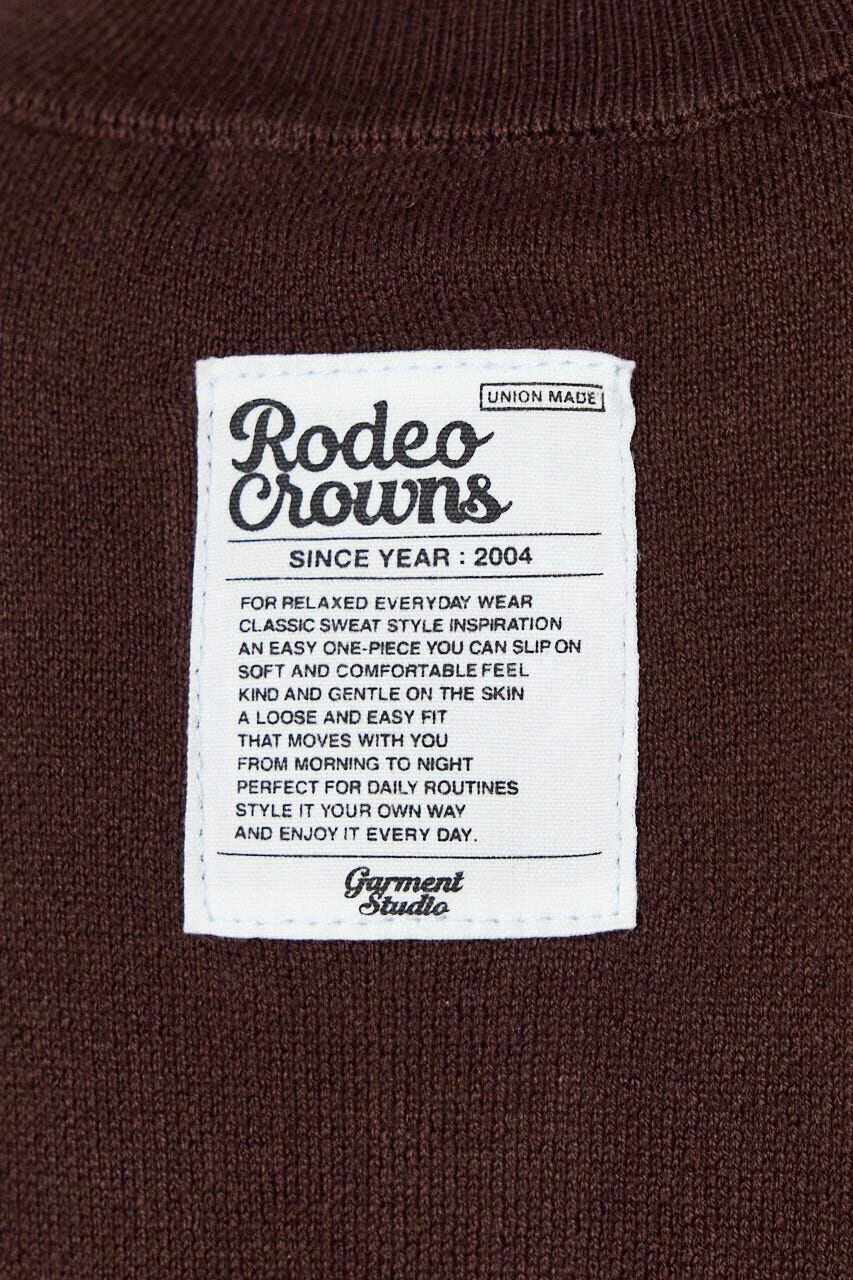 RODEO CROWNS「スウェットライクヘンリーニット」|ニット・セーター|