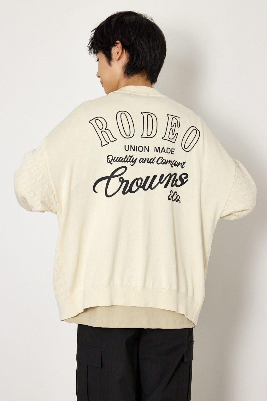 RODEO CROWNS「細ケーブルニットカーディガン」|カーディガン|