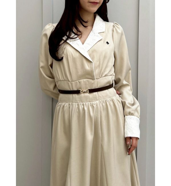 dazzlin「【POLO BCSコラボ】テーラーカラーフレアワンピース」|ワンピース|