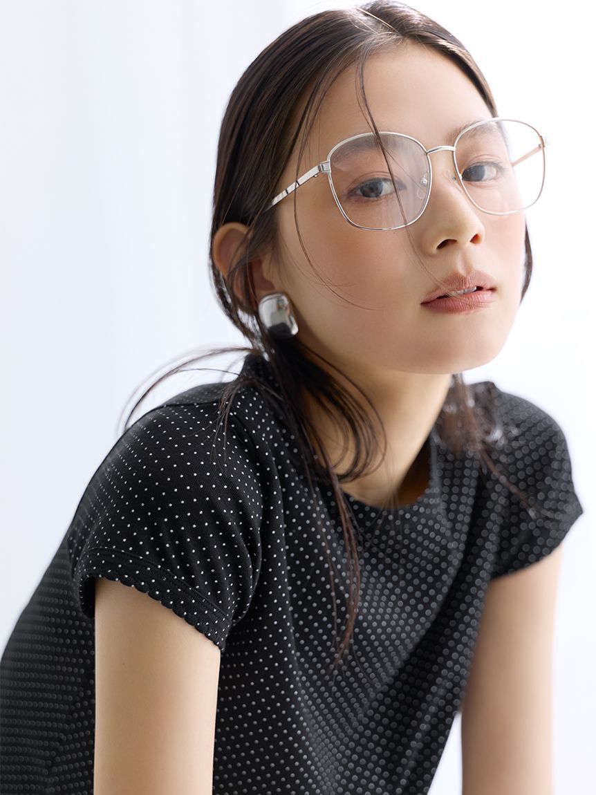 Mila Owen「【接触冷感】DOTスカラップコンパクトＴシャツ」|Tシャツ・カットソー|