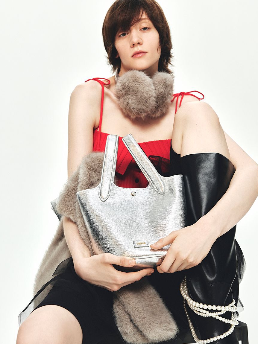 FURFUR「【WEB限定カラー】ロゴカシメバケットバッグ」|ハンドバッグ|