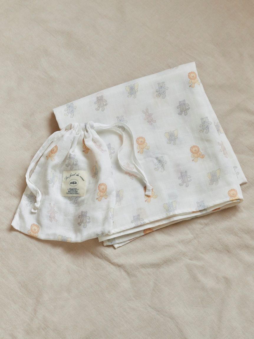 GELATO PIQUE KIDS & BABY「【BABY】ぬいぐるみモチーフスワドル」|その他ベビー用品|