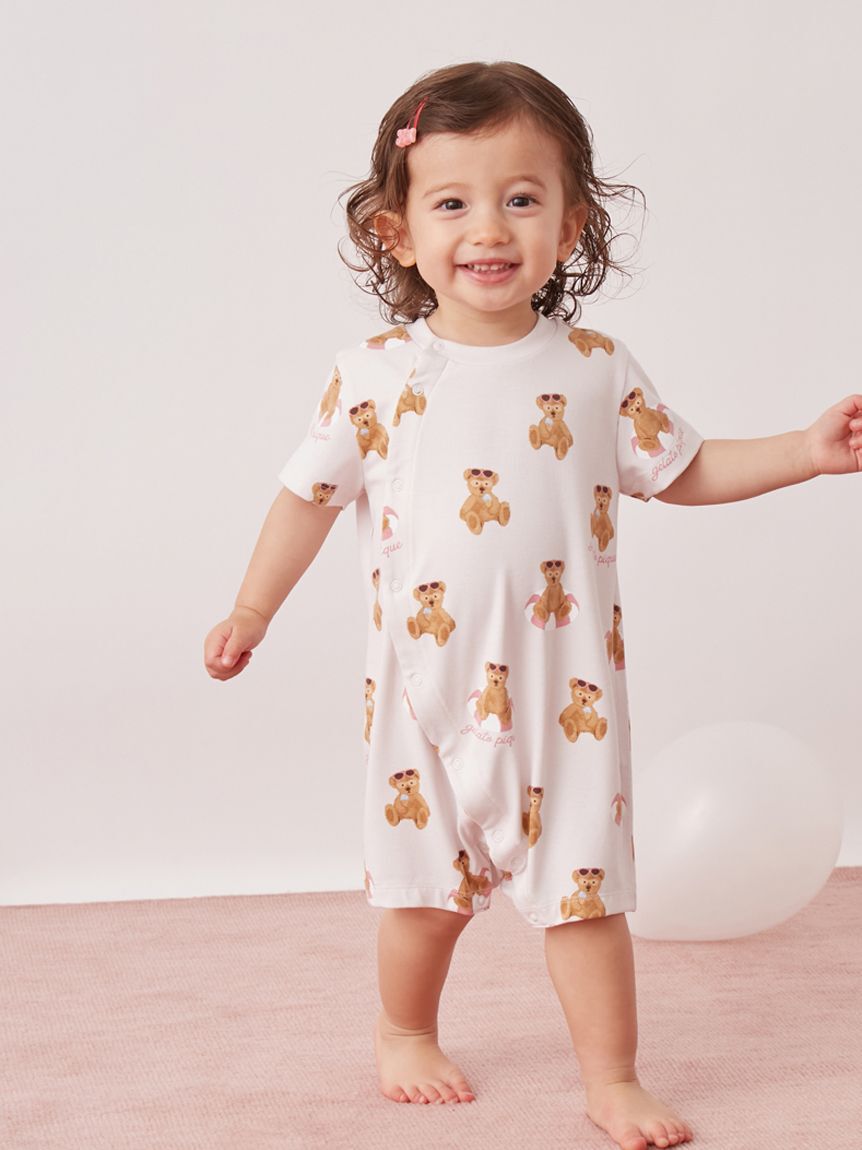 GELATO PIQUE KIDS & BABY「【BABY】【接触冷感】サマーベア柄ロンパース」|ロンパース|