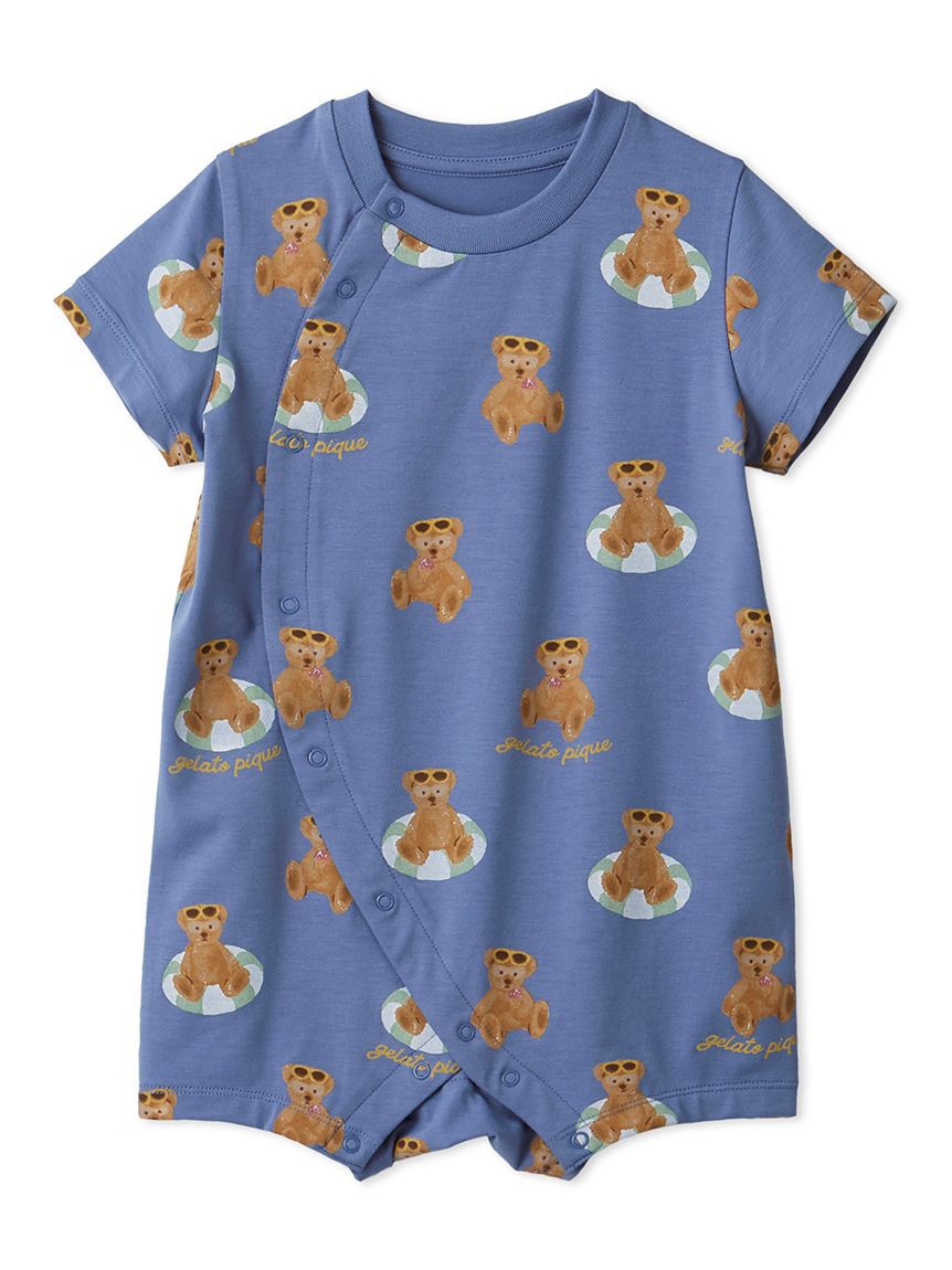 GELATO PIQUE KIDS & BABY「【BABY】【接触冷感】サマーベア柄ロンパース」|ロンパース|