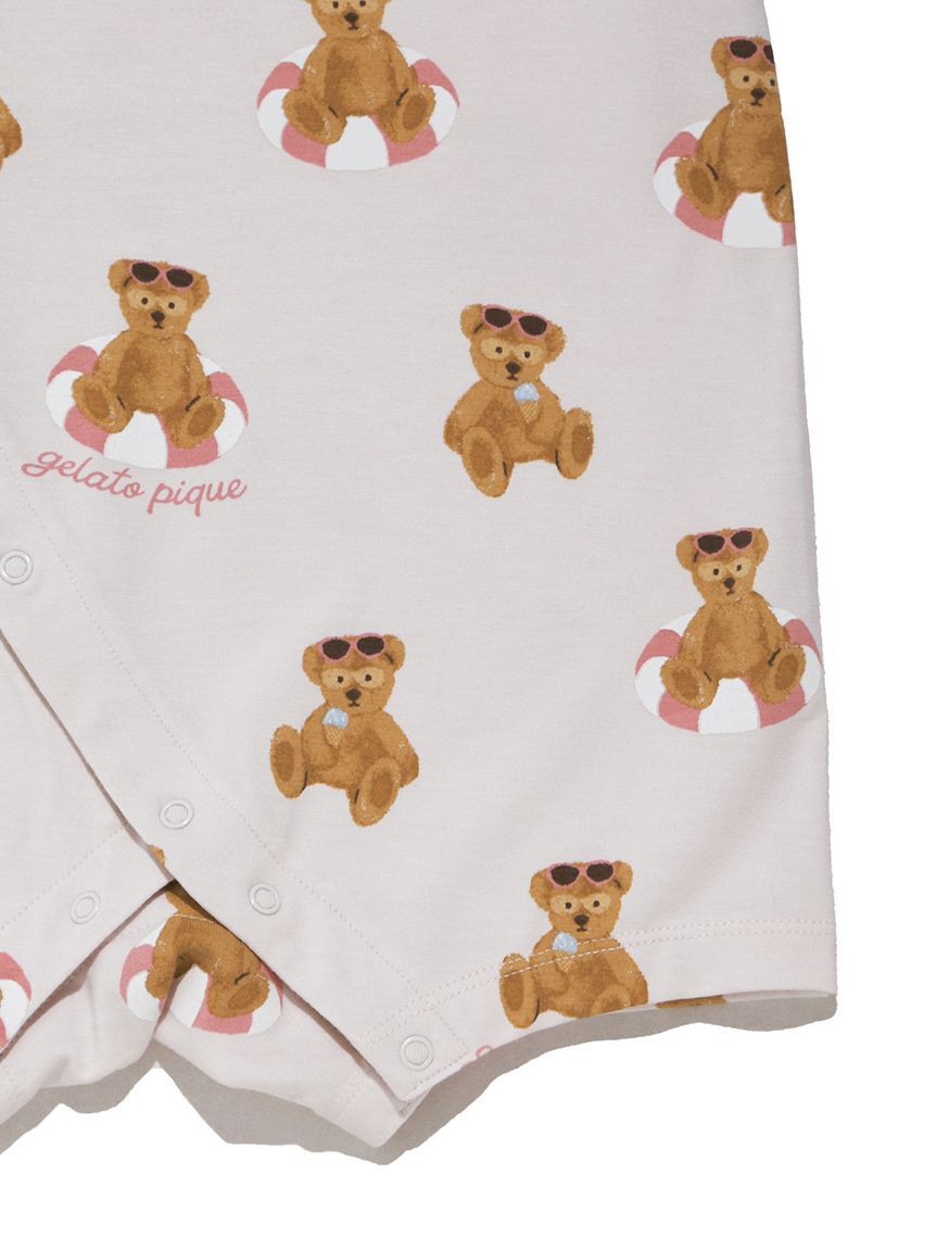 GELATO PIQUE KIDS & BABY「【BABY】【接触冷感】サマーベア柄ロンパース」|ロンパース|