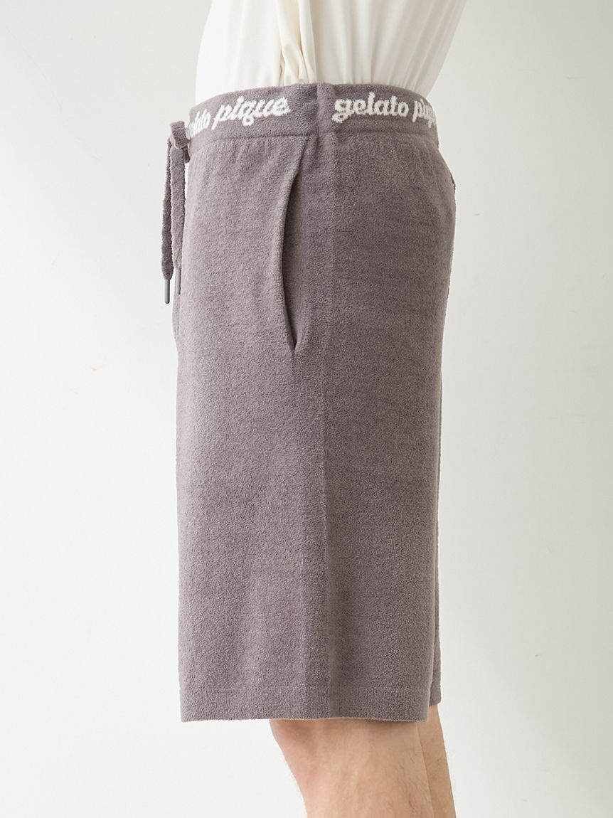GELATO PIQUE HOMME「【ラッピング済み】【ONLINE限定】【HOMME】エアリーモコドッグジャガードプルオーバー&ハーフパンツセット」|ルームウェア|