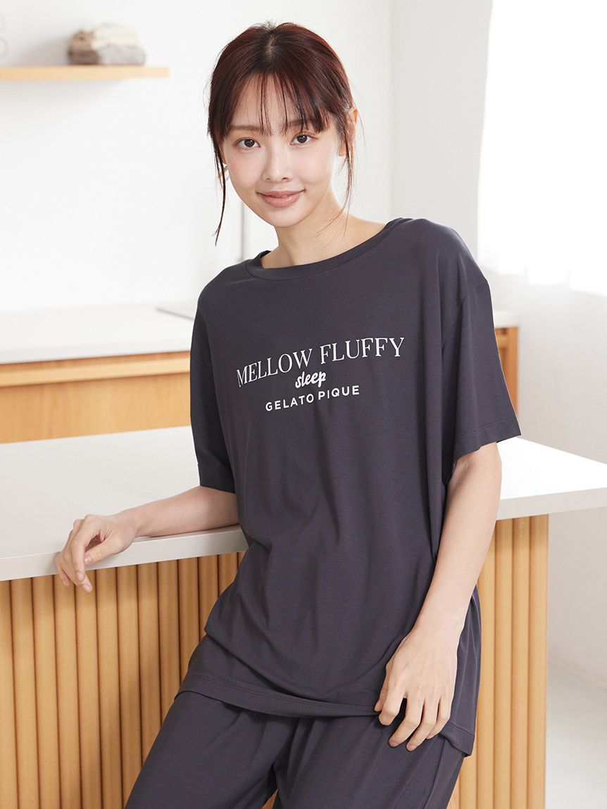 gelato pique「【接触冷感】COOLレーヨンロゴTシャツ」|ルームウェア|