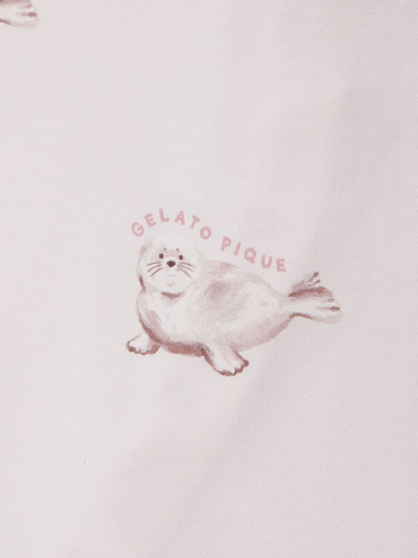 GELATO PIQUE KIDS & BABY「【BABY】【接触冷感】シーアニマル柄ロンパース」|ロンパース|
