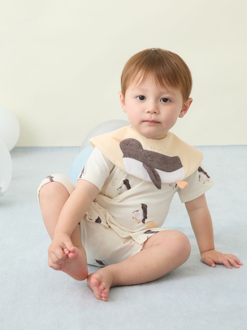 GELATO PIQUE KIDS & BABY「【BABY】【接触冷感】シーアニマル柄ロンパース」|ロンパース|