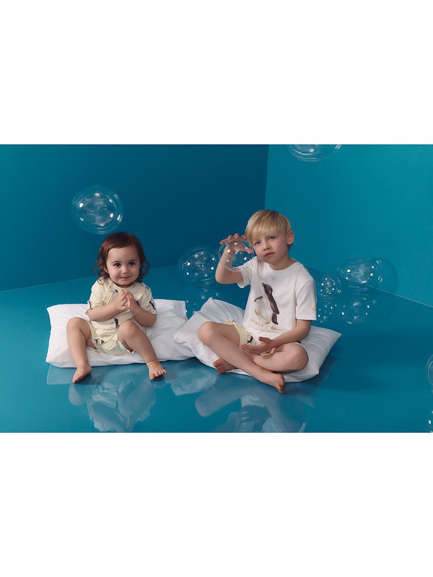 GELATO PIQUE KIDS & BABY「【BABY】【接触冷感】シーアニマル柄ロンパース」|ロンパース|