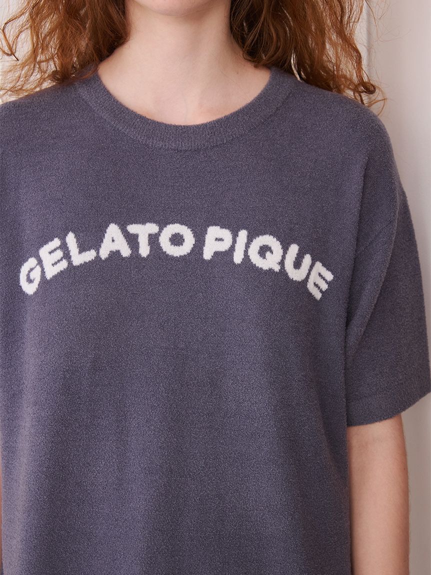 gelato pique「スムーズィーliteカジュアルロゴジャガードプルオーバー&ショートパンツセット」|ルームウェア|