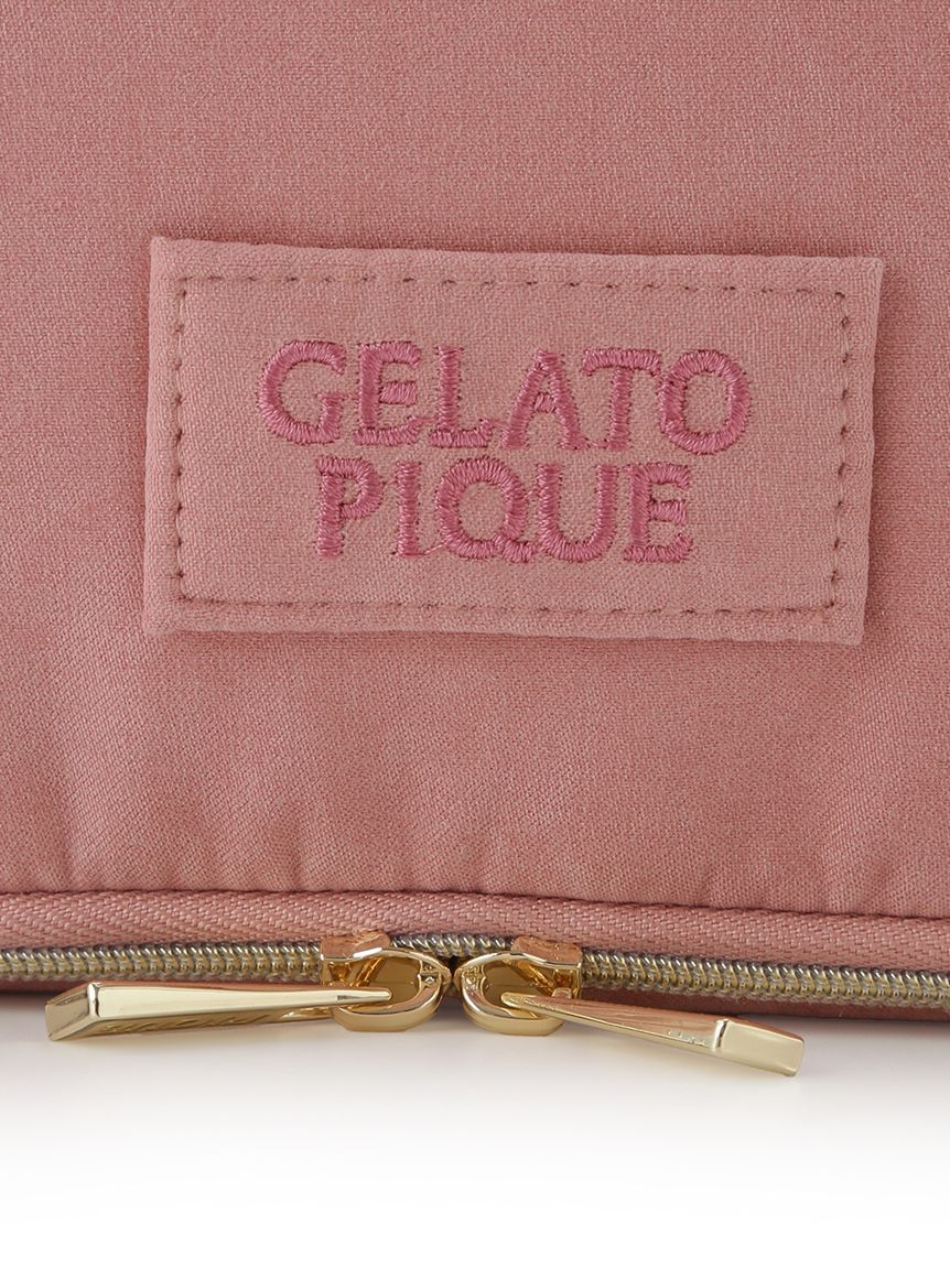 gelato pique「ピーチスキンハンドル付きポーチ」|ポーチ|