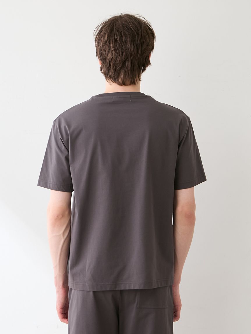 GELATO PIQUE HOMME「【HOMME】【接触冷感】モーニングドッグプリントTシャツ」|ルームウェア|