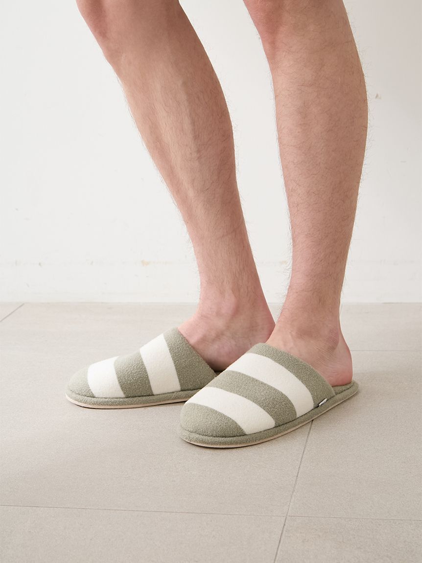 GELATO PIQUE HOMME「【HOMME】【接触冷感】【UVカット】スムーズィーliteクール2ボーダールームシューズ」|その他|