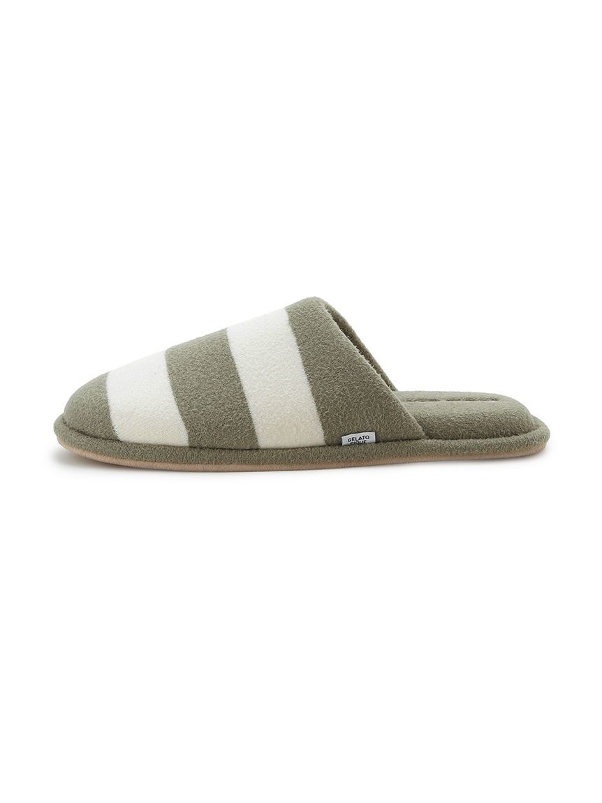 GELATO PIQUE HOMME「【HOMME】【接触冷感】【UVカット】スムーズィーliteクール2ボーダールームシューズ」|その他|