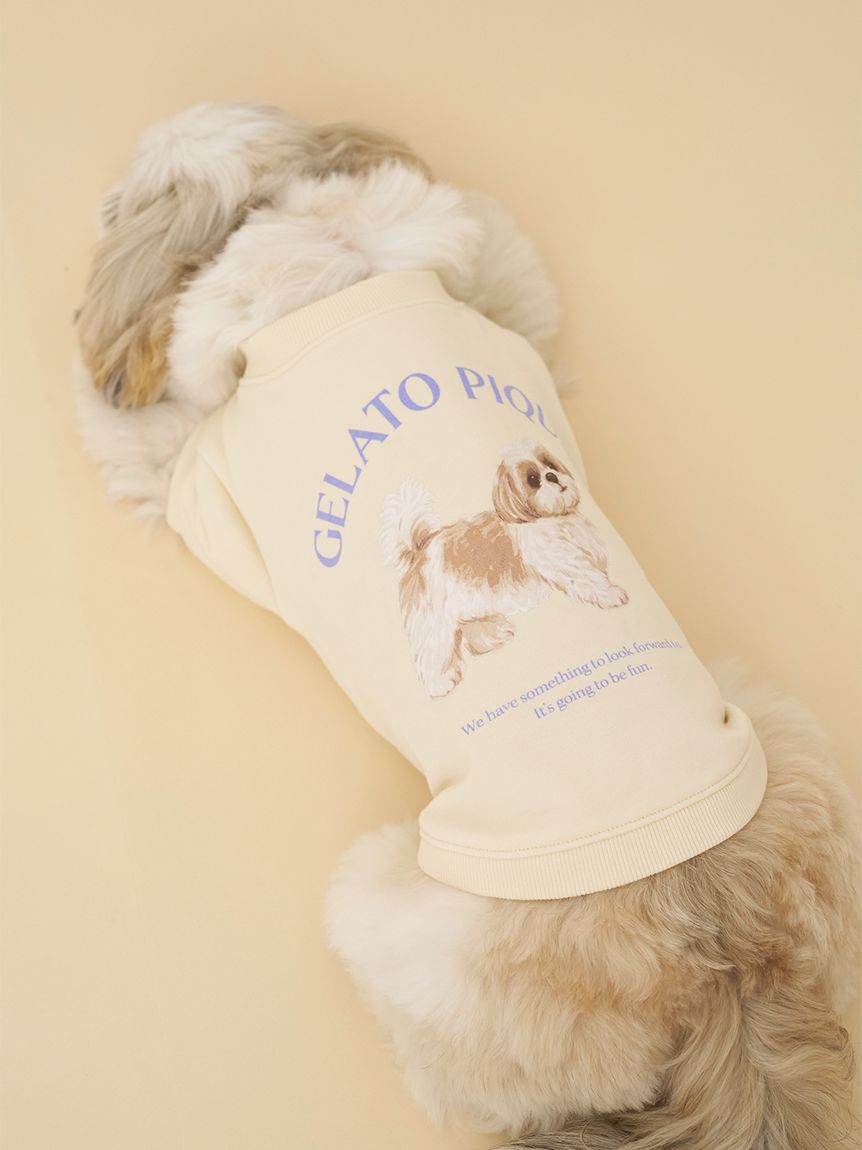  GELATO PIQUE CAT&DOG「【CAT&DOG】お散歩ドッグ裏毛プルオーバー」|その他|