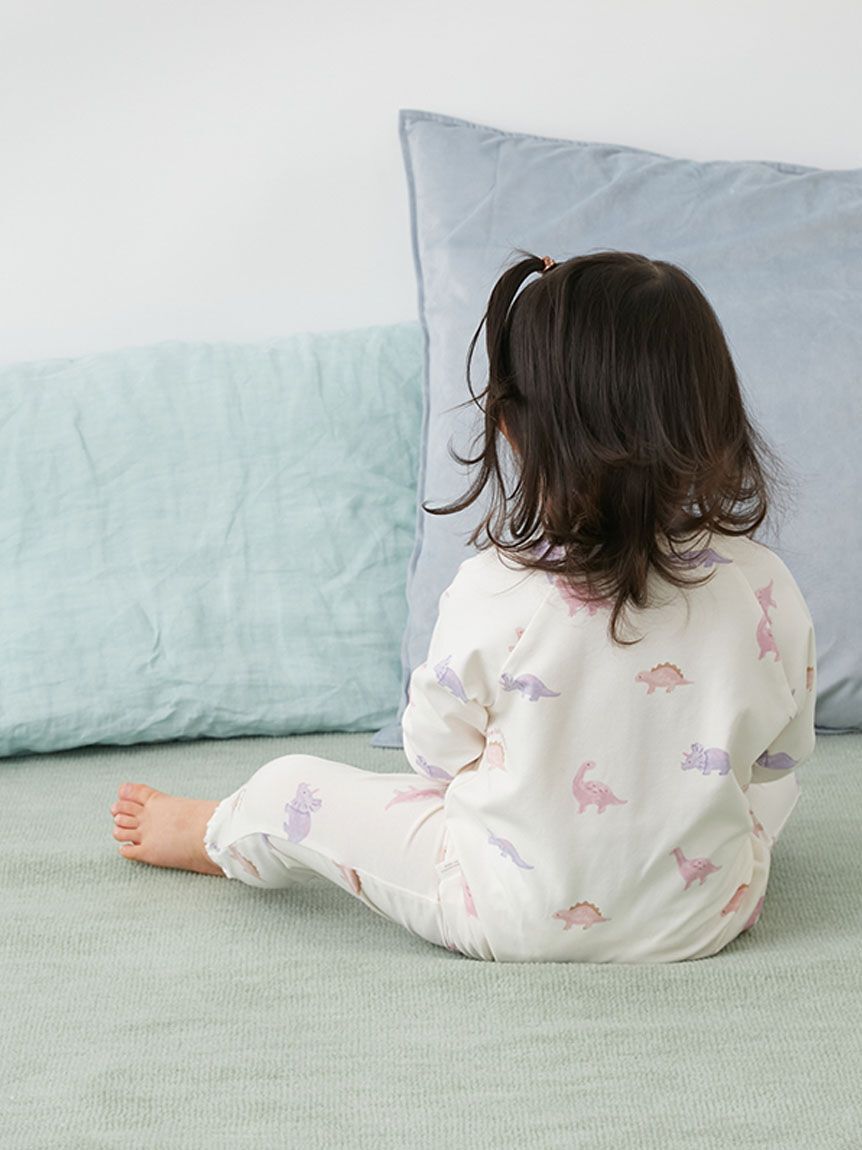 GELATO PIQUE KIDS & BABY「【BABY】ダイナソー柄ロンパース」|ロンパース|