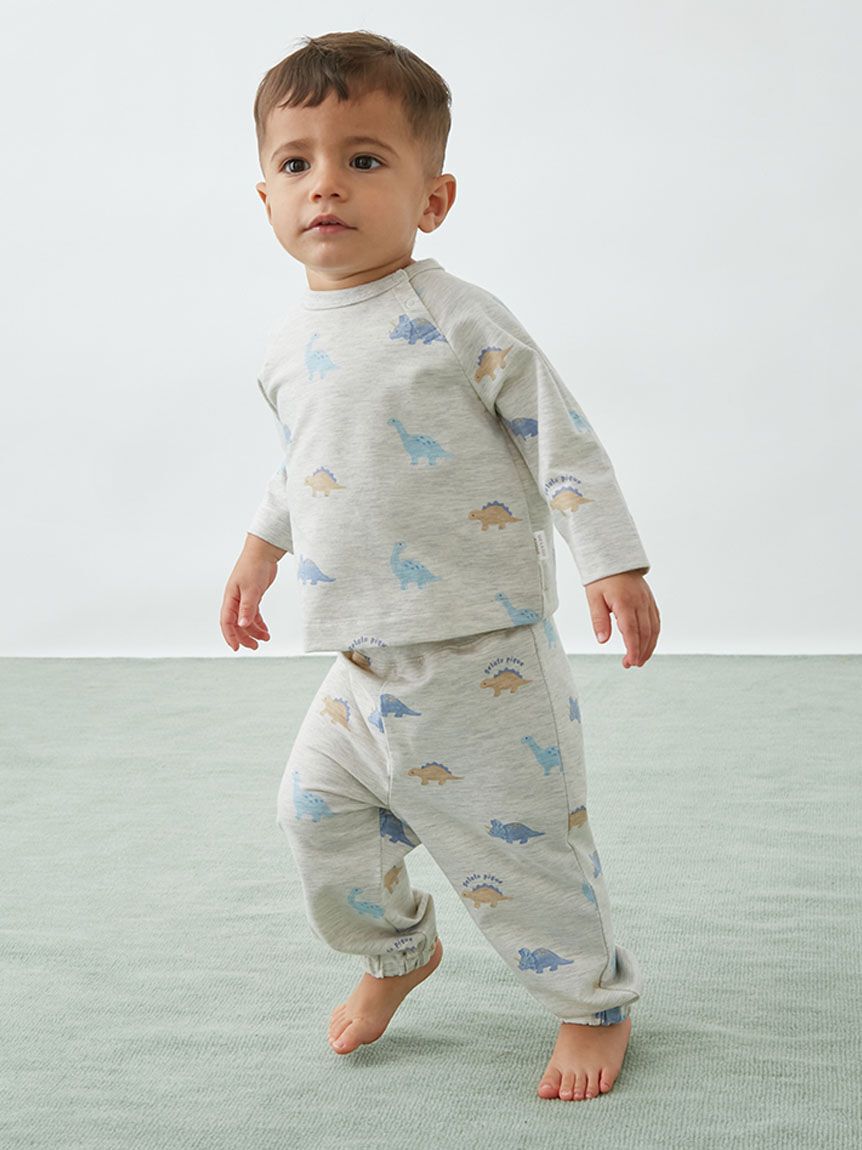 GELATO PIQUE KIDS & BABY「【BABY】ダイナソー柄ロンT」|その他ベビーウェア|