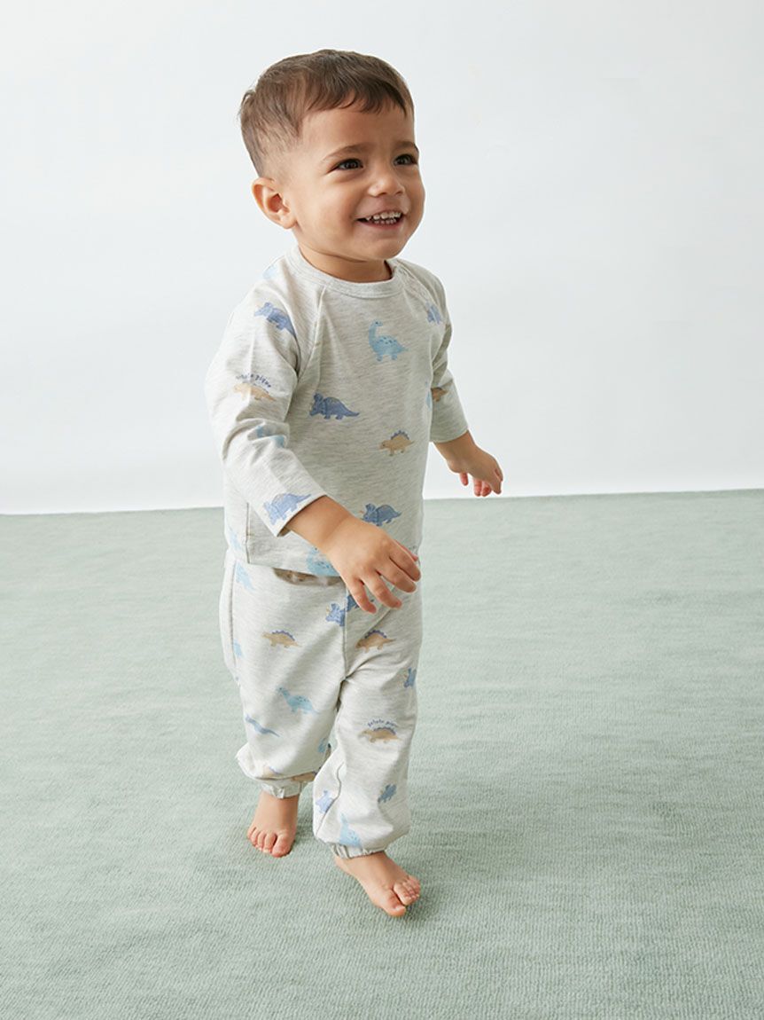 GELATO PIQUE KIDS & BABY「【BABY】ダイナソー柄ロンT」|その他ベビーウェア|