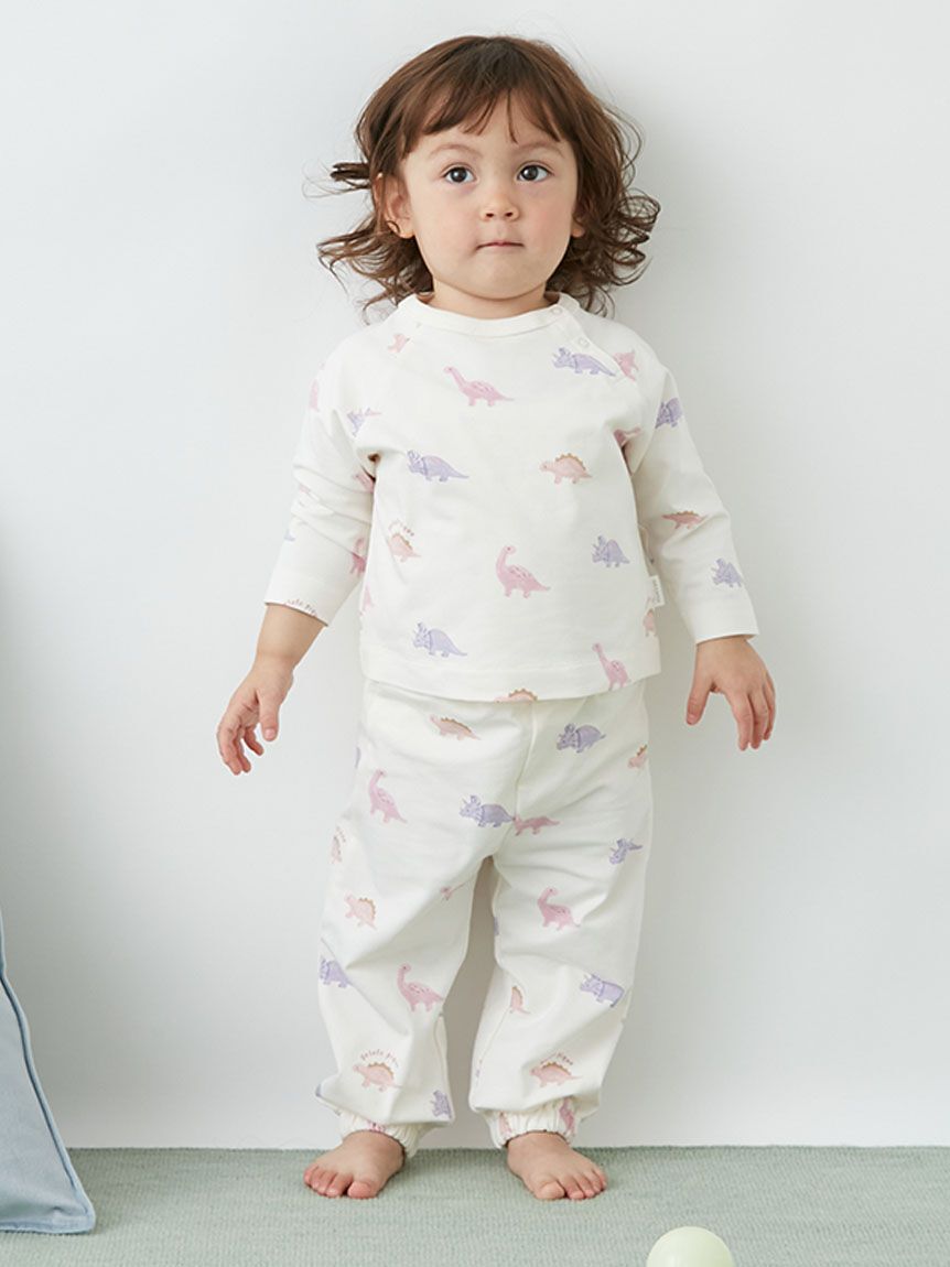 GELATO PIQUE KIDS & BABY「【BABY】ダイナソー柄ロンT」|その他ベビーウェア|