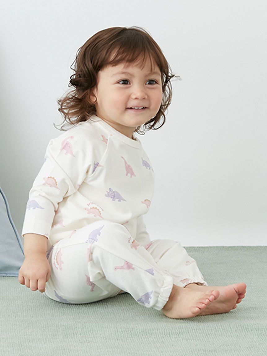 GELATO PIQUE KIDS & BABY「【BABY】ダイナソー柄ロンT」|その他ベビーウェア|
