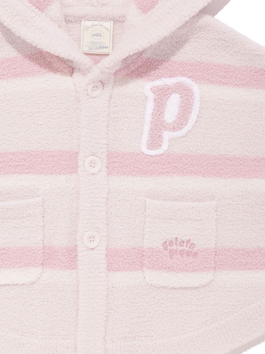 GELATO PIQUE KIDS & BABY「【BABY】エアリーモコランダムボーダーポンチョ」|その他ベビーウェア|