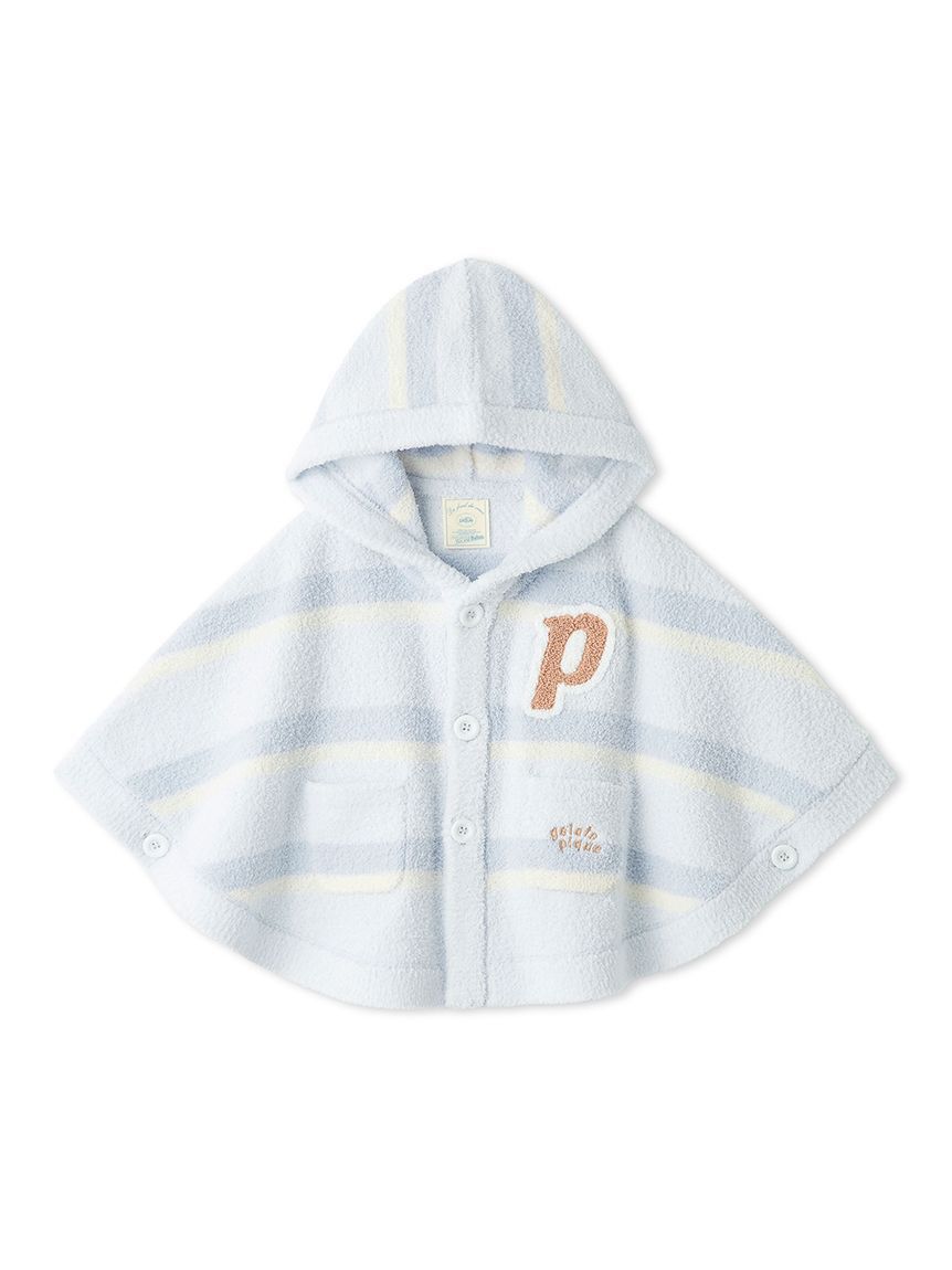 GELATO PIQUE KIDS & BABY「【BABY】エアリーモコランダムボーダーポンチョ」|その他ベビーウェア|