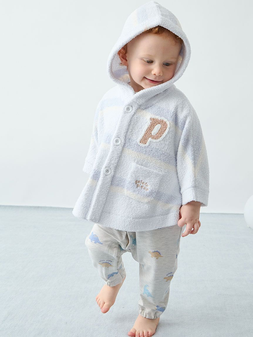 GELATO PIQUE KIDS & BABY「【BABY】エアリーモコランダムボーダーポンチョ」|その他ベビーウェア|