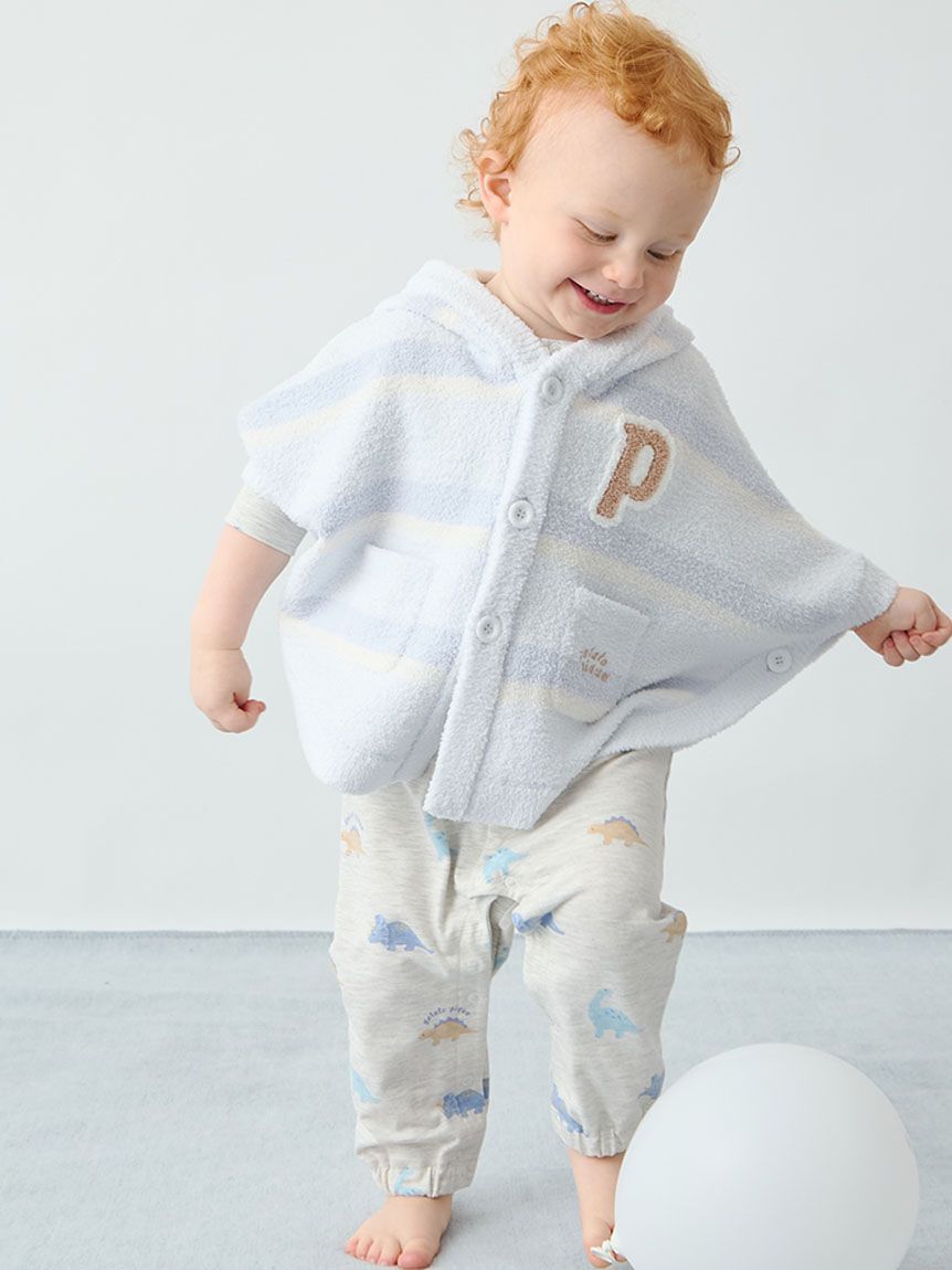 GELATO PIQUE KIDS & BABY「【BABY】エアリーモコランダムボーダーポンチョ」|その他ベビーウェア|BLU