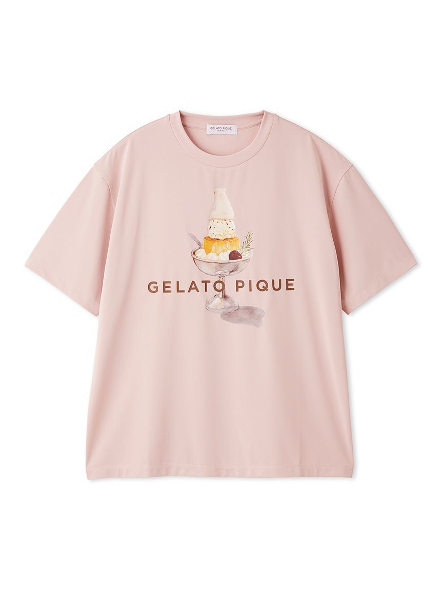 GELATO PIQUE HOMME「【HOMME】【接触冷感】【抗菌防臭】シロクマプリンTシャツ」|ルームウェア|
