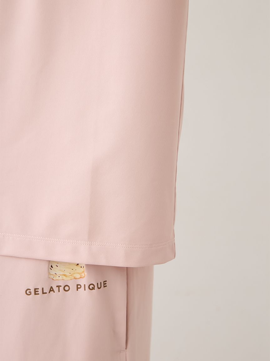 GELATO PIQUE HOMME「【HOMME】【接触冷感】【抗菌防臭】シロクマプリンTシャツ」|ルームウェア|
