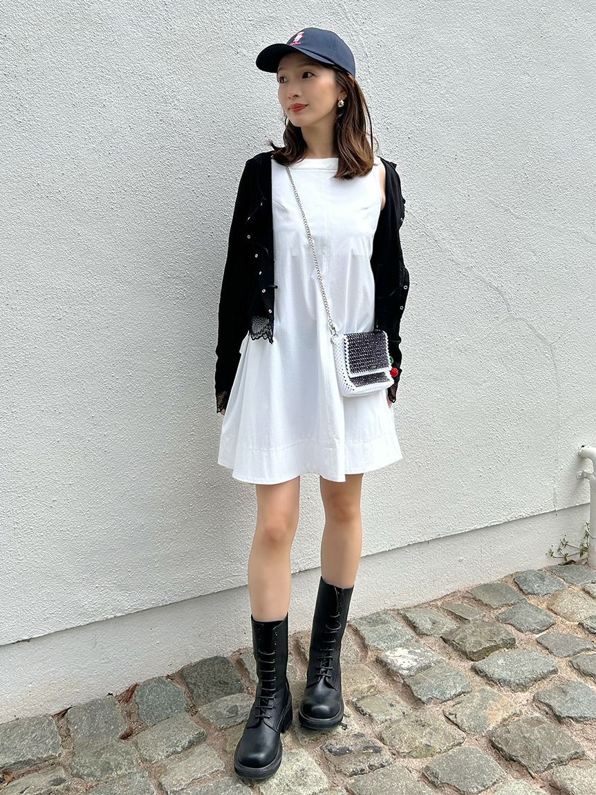 LILY BROWN「【UVカット/接触冷感】レースフーディトップス」|Tシャツ・カットソー|