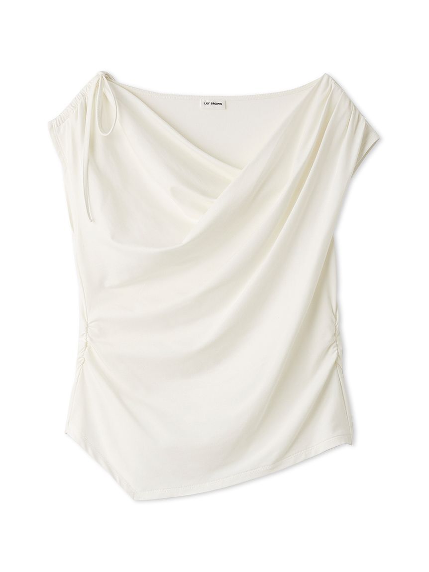LILY BROWN「【UVカット】3wayドレープトップス」|Tシャツ・カットソー|WHT