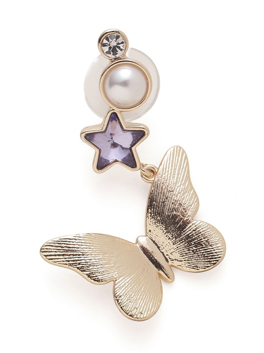 LILY BROWN「【LILY BROWN&times;ANNA SUI】バタフライスターピアス」|ピアス|