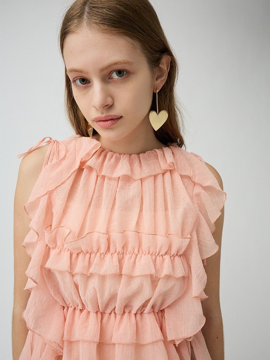 LILY BROWN「ハートプレートピアス」|ピアス|