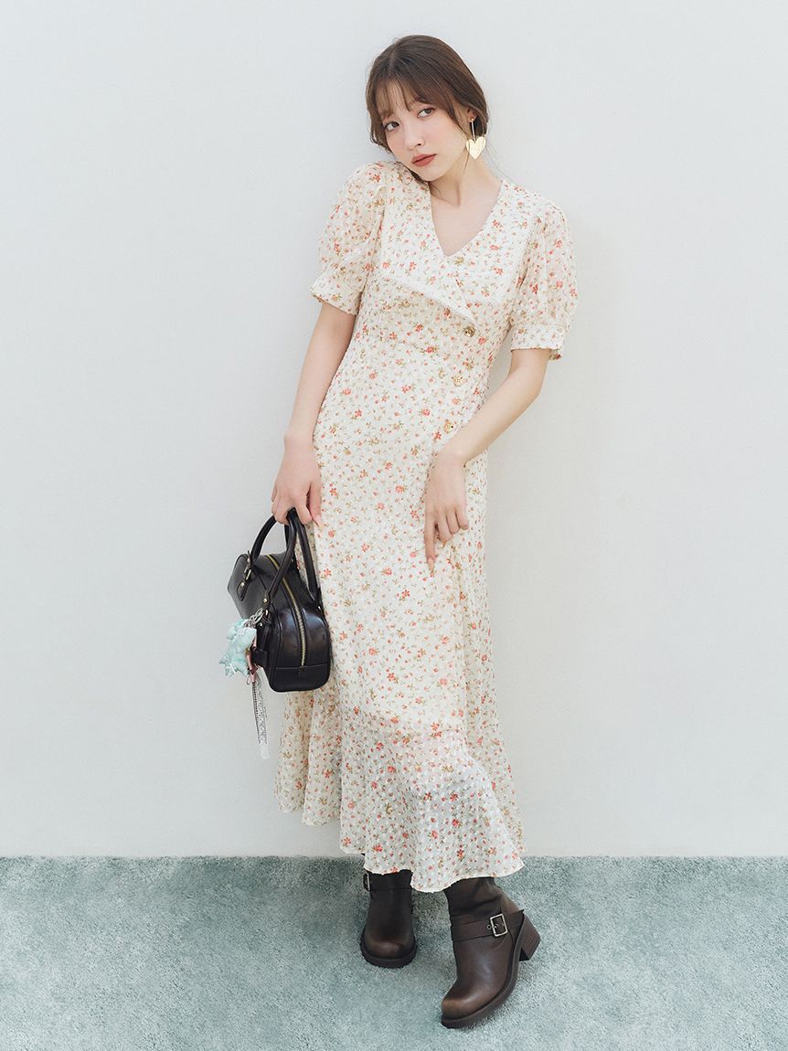 LILY BROWN「ハートプレートピアス」|ピアス|