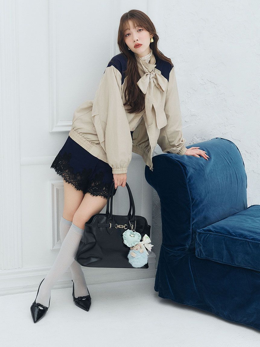 LILY BROWN「シアーリブハイソックス」|ソックス|