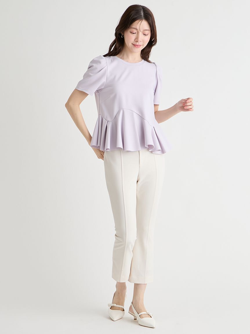 CELFORD「【洗える】アシンメトリーカットトップス」|Tシャツ・カットソー|