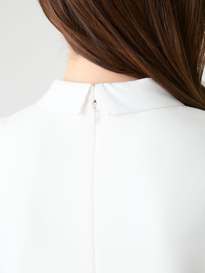 CELFORD「【洗える】リボンデザイン襟付きミニワンピース」|ワンピース|