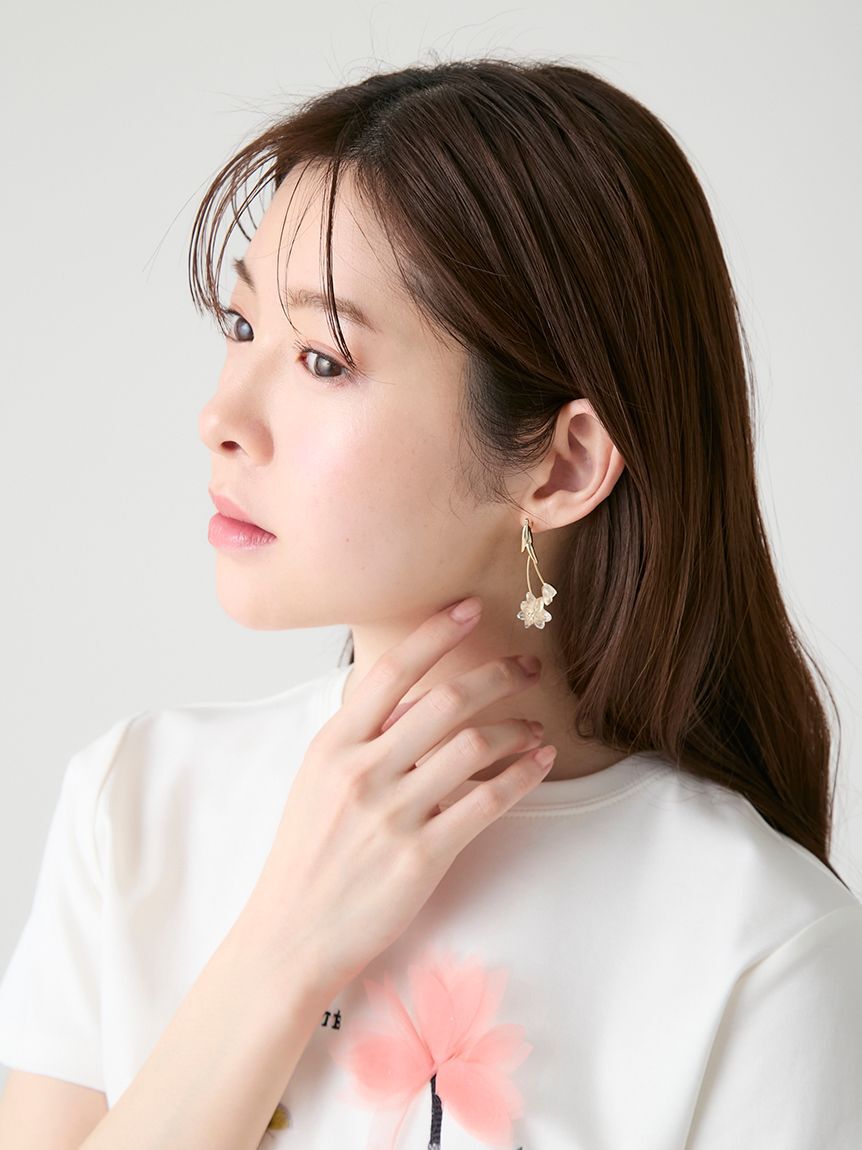 CELFORD「【CELFORD&times;P.J. REDOUTEコラボ】フラワーピアス」|ピアス|
