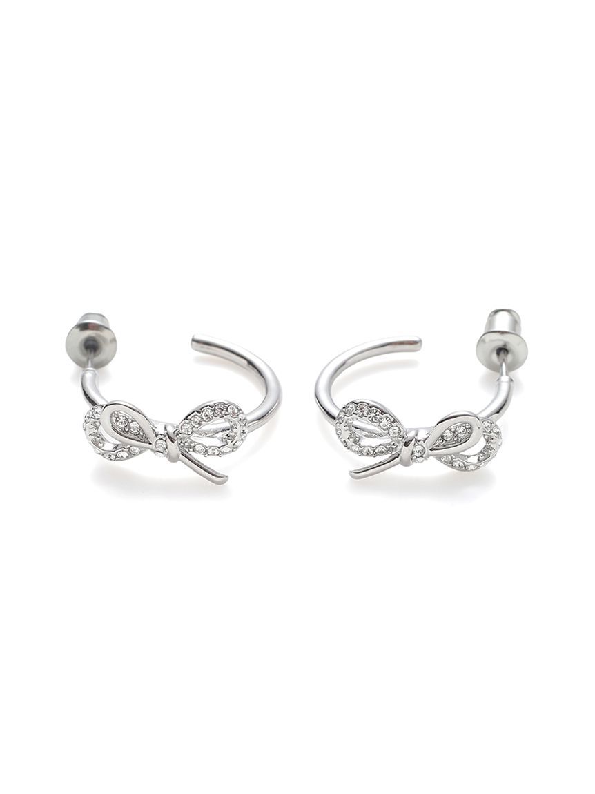 CELFORD「リボンビジューフープピアス」|ピアス|