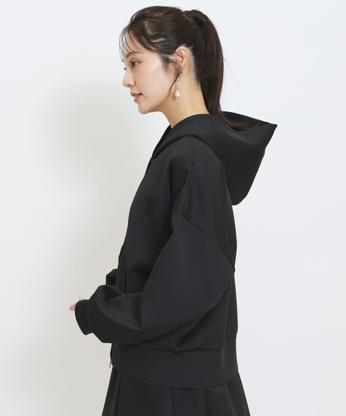 WILLSELECTION「ロゴ刺繍オーバーサイズフーディ」|パーカー|
