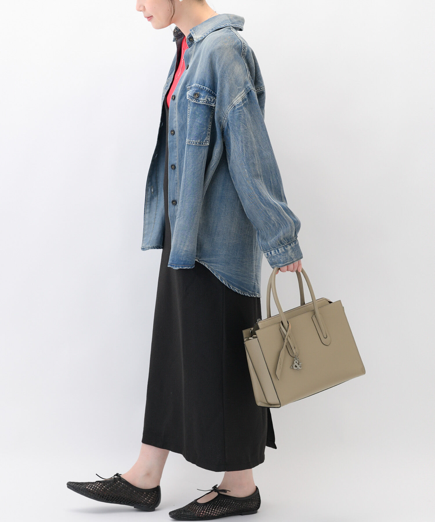 W&.Day/Night「トートバッグ ビジネス きれいめ W&.Day/Night スムーク トートバッグ B5サイズ 19191」|トートバッグ|