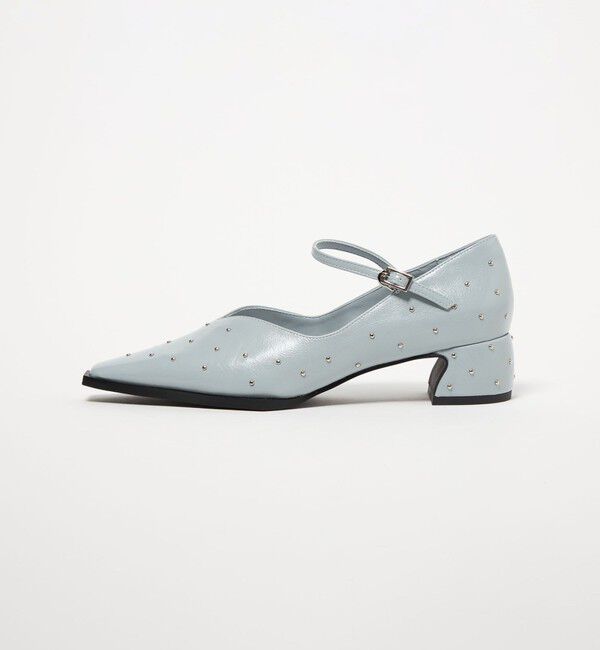 SY UNITED ARROWS「＜SY＞ ストラップドット パンプス40&uarr;」|パンプス|LT.BLUE