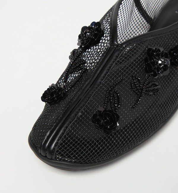 SY UNITED ARROWS「＜SY＞ フラワーメッシュチャイナ フラット20&uarr;」|パンプス|