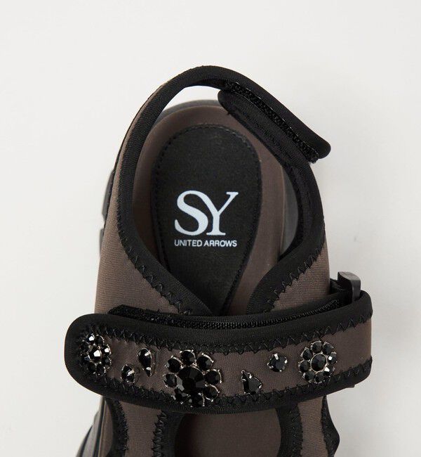 SY UNITED ARROWS「＜SY＞ ネオプレーンビジュー サンダル75」|サンダル|