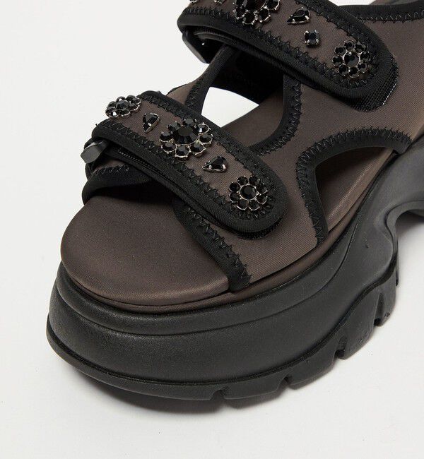 SY UNITED ARROWS「＜SY＞ ネオプレーンビジュー サンダル75」|サンダル|
